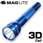 【訳あり商品】ベゼル部分の側面に亀裂あり MAGLITE 懐中電灯 Dセル LEDライト ブルー 3D
